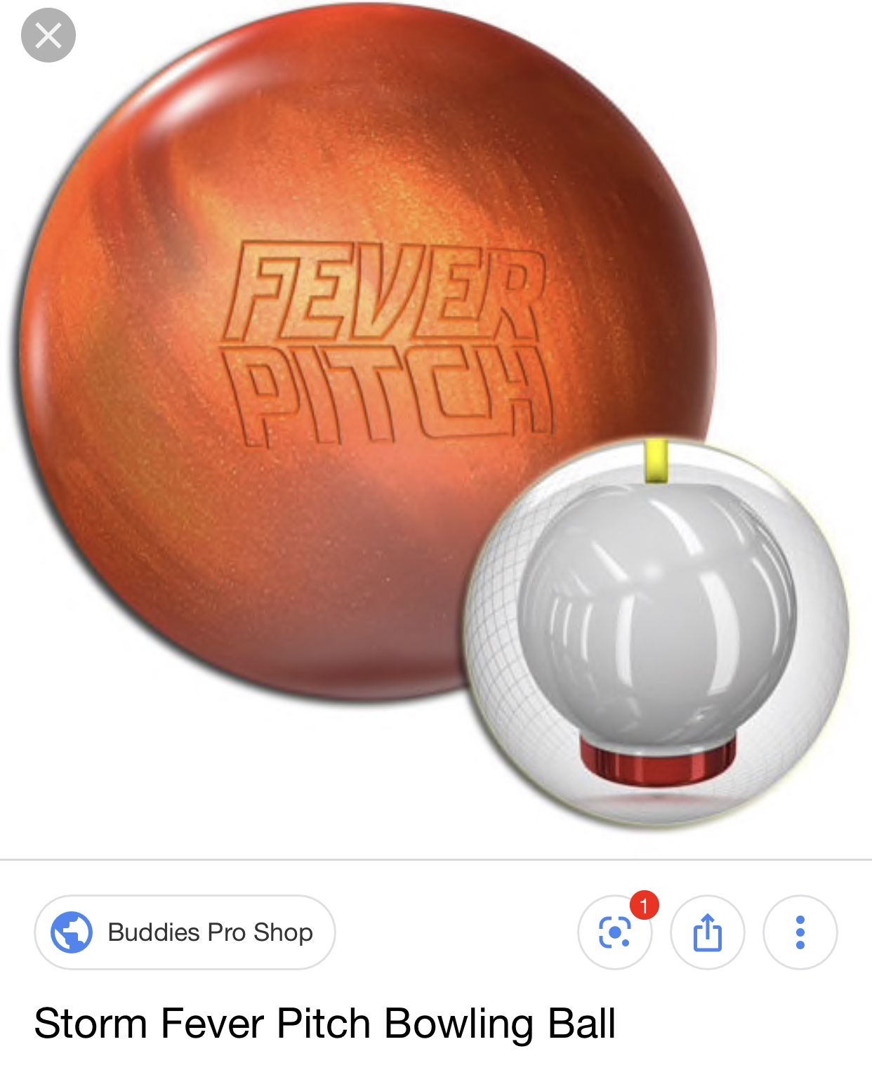 Storm Fever Pitch Bowling Ball