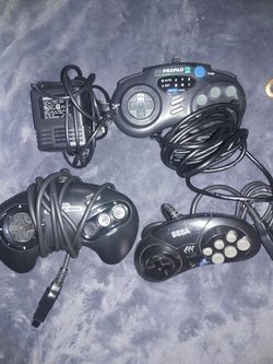Sega Genesis controllers + Power