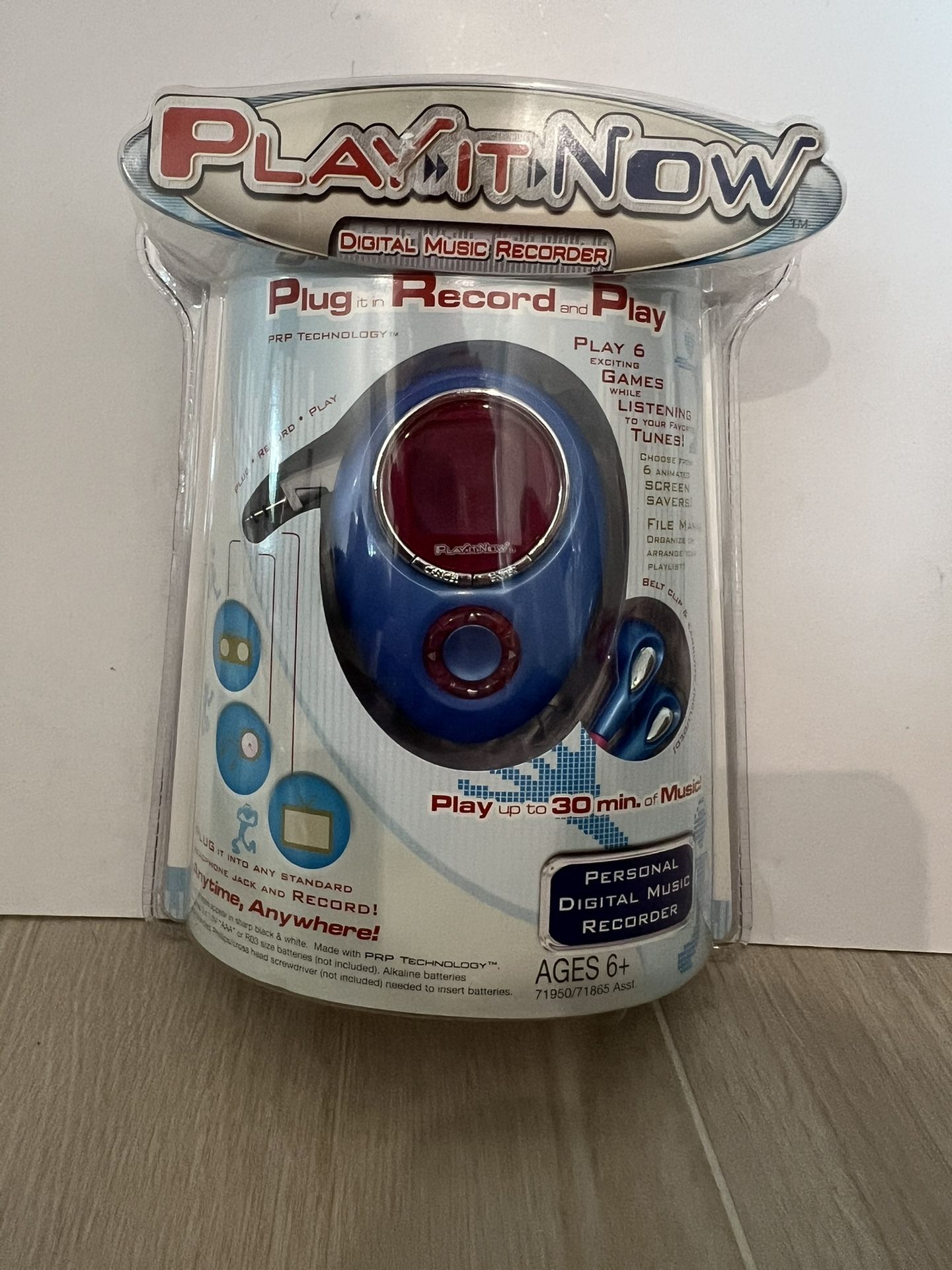 Vintage New Factory Sealer “Play It Now" Digital Music Recorder