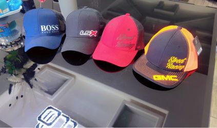 Hats with logos