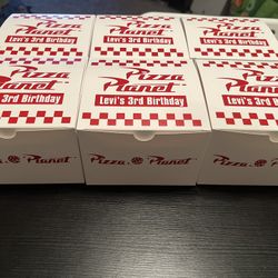 Toy Story Pizza Planet Favor Boxes 