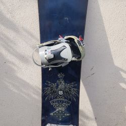 158 Cm Burton Snowboard And Bindings
