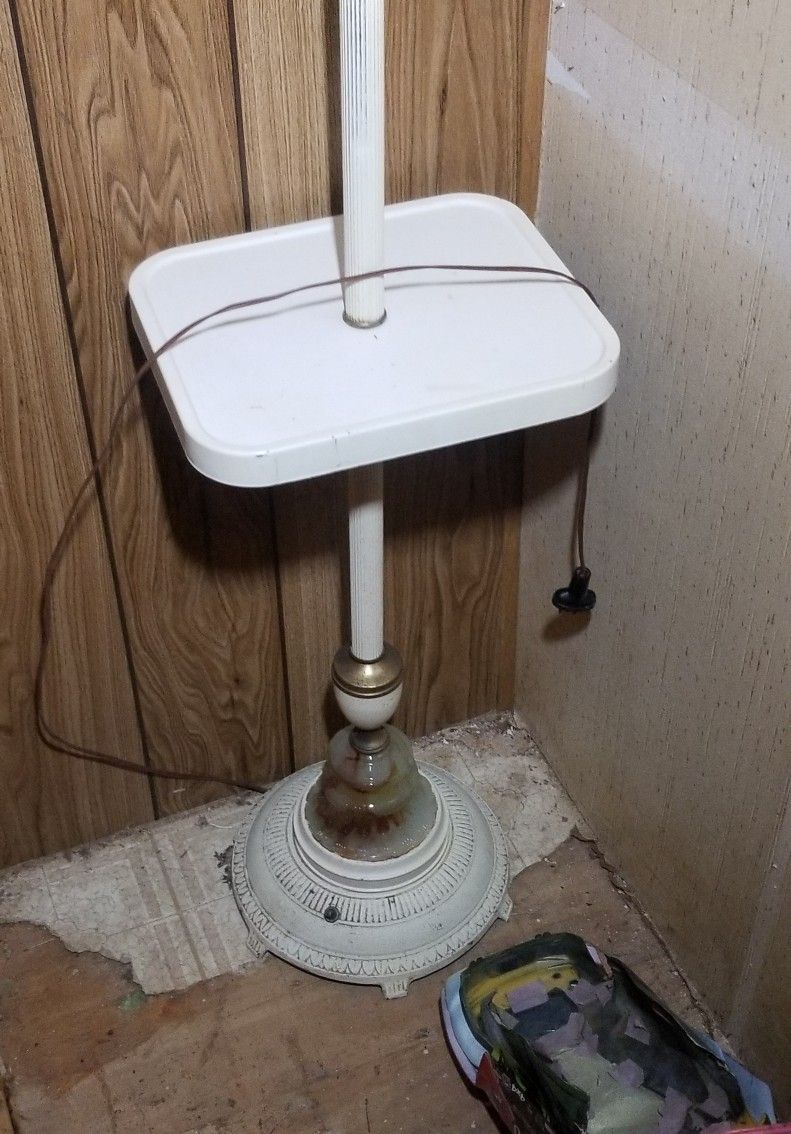 1940's Table Clock Lamp