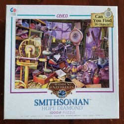 Smithsonian HOPE DIAMOND Hidden Object Puzzle 1000 Piece