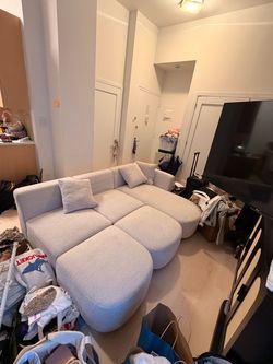 White Modular Couch