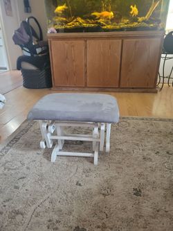 Free grey foot stool