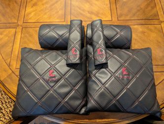 Luxury Abstract VIP Red Diamond Stich Interior Set 