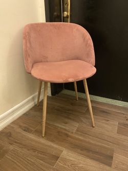 Pink Accented Chair