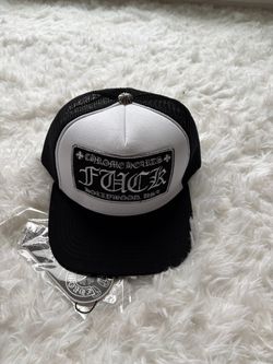 Chrome designer trucker hat
