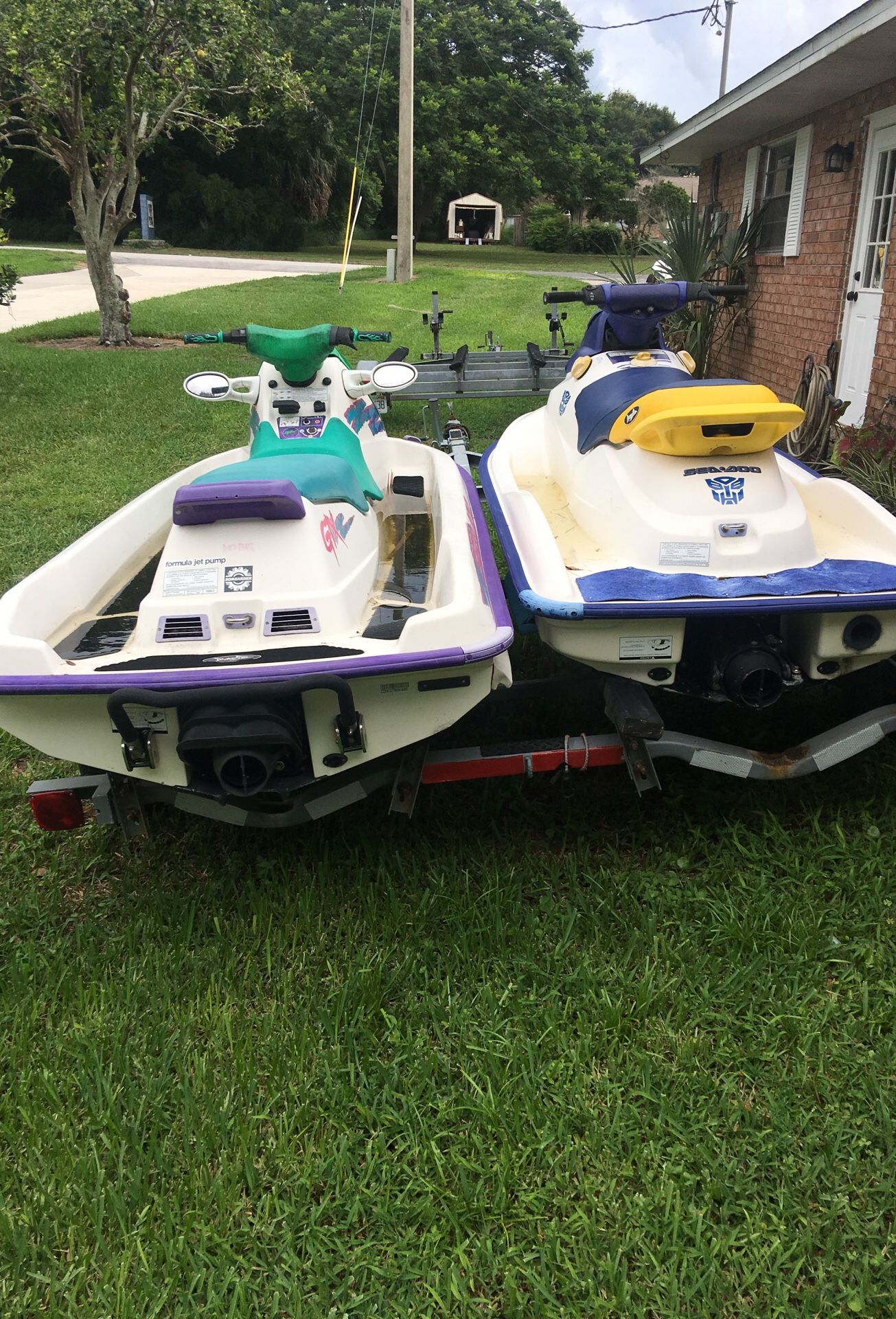Seadoo Jet Ski Pair with Trailer and titles for all for Sale in