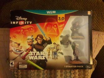 Wii game Star Wars with toys