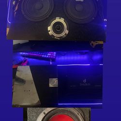 Ds18,tweeters, two amps , 800watts subwoofer