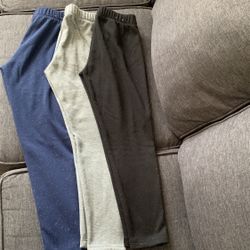 Girls Fleece Leggings Size L 10/12 ( All3)