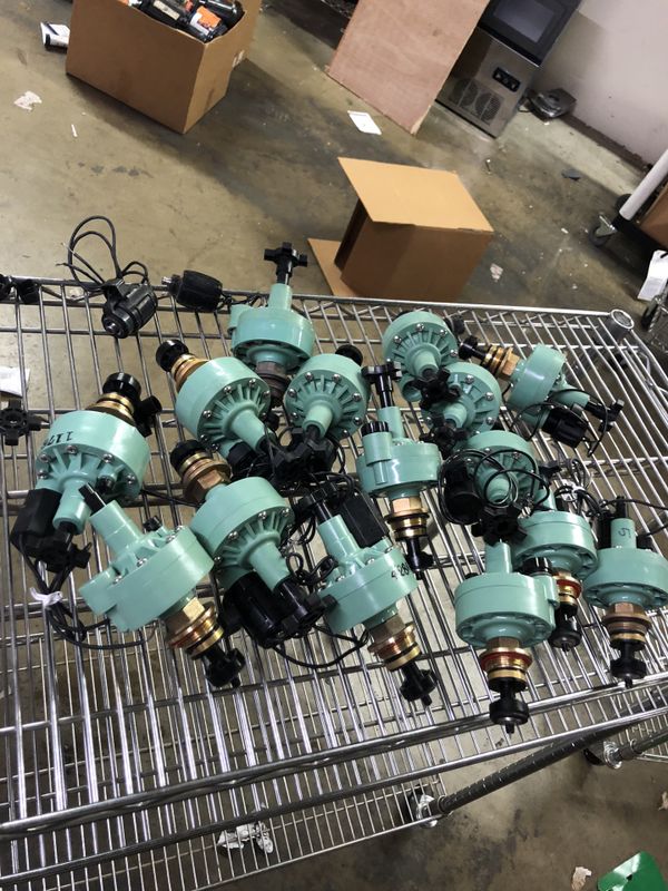 Lot of 13 orbit 3/4 inch automatic valve converter for Sale in Los