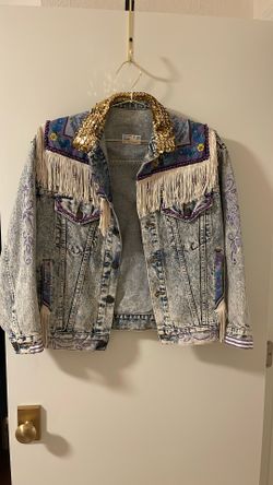 Halloween Jean Jacket. Cowgirl
