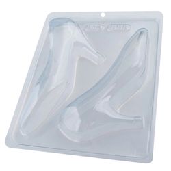 Lot Of 3 BWB 3 Piece Chocolate Covered Molds  In Shape Of High Heels 