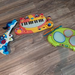B Toys Guitar, Keyboard, Drums