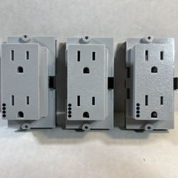 Set Of 3 Steelcase TS73SSY Plug Assembly Kit S879770 Office Furnishing Accessory