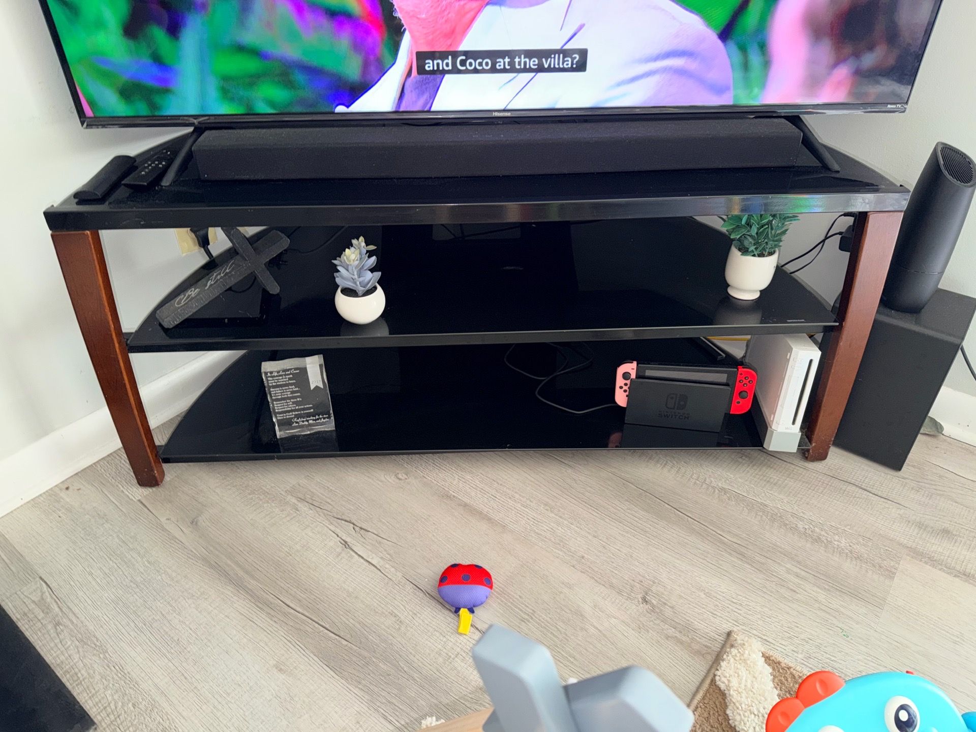 Entertainment console