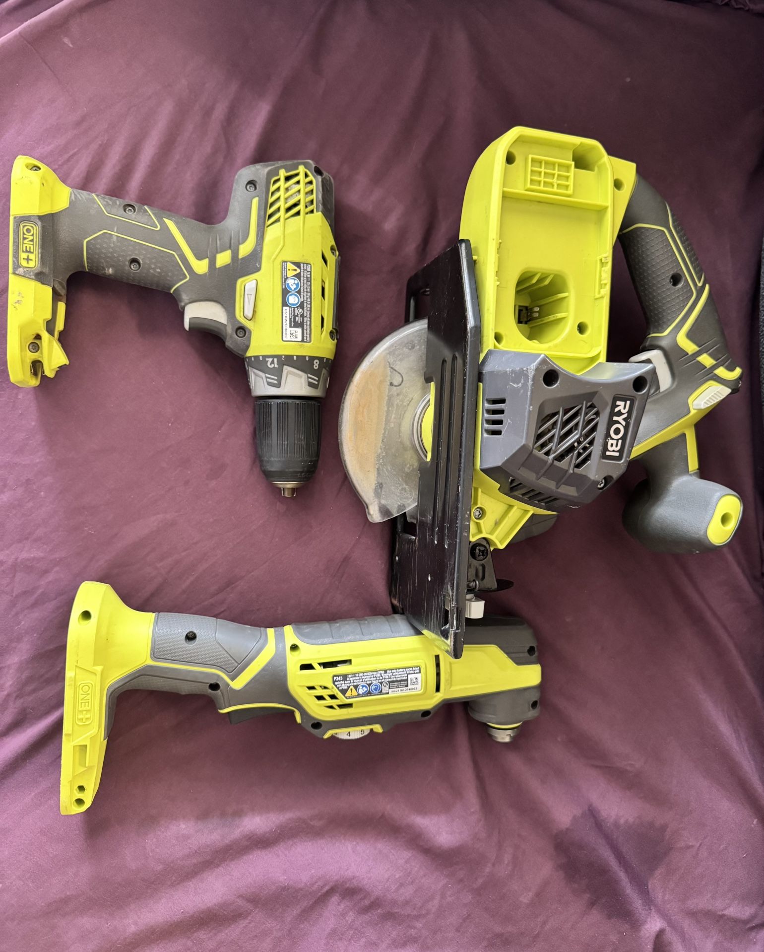 Ryobi one + Drill - Multi tool - circular saw 18v