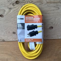 ELECTRICAL > EXTENSION CORDS > EXTENSION CORDS > 12/3 25 OUTDR CORD