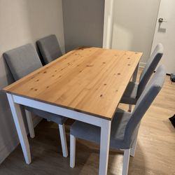 IKEA Dining Table And 4 Chairs