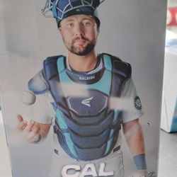Cal Raleigh Bobblehead Collectible Platinum Glove Nib 