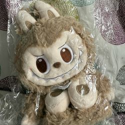 Labubu Beige (Light Brown) Hand Puppet