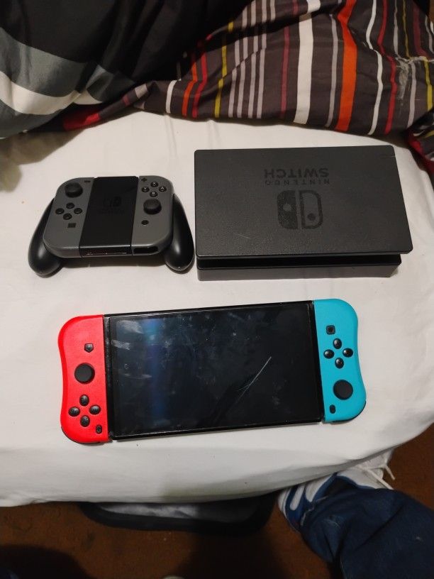 Nintendo Switch With Landing Charger And And Switch Asking 300 Bucks