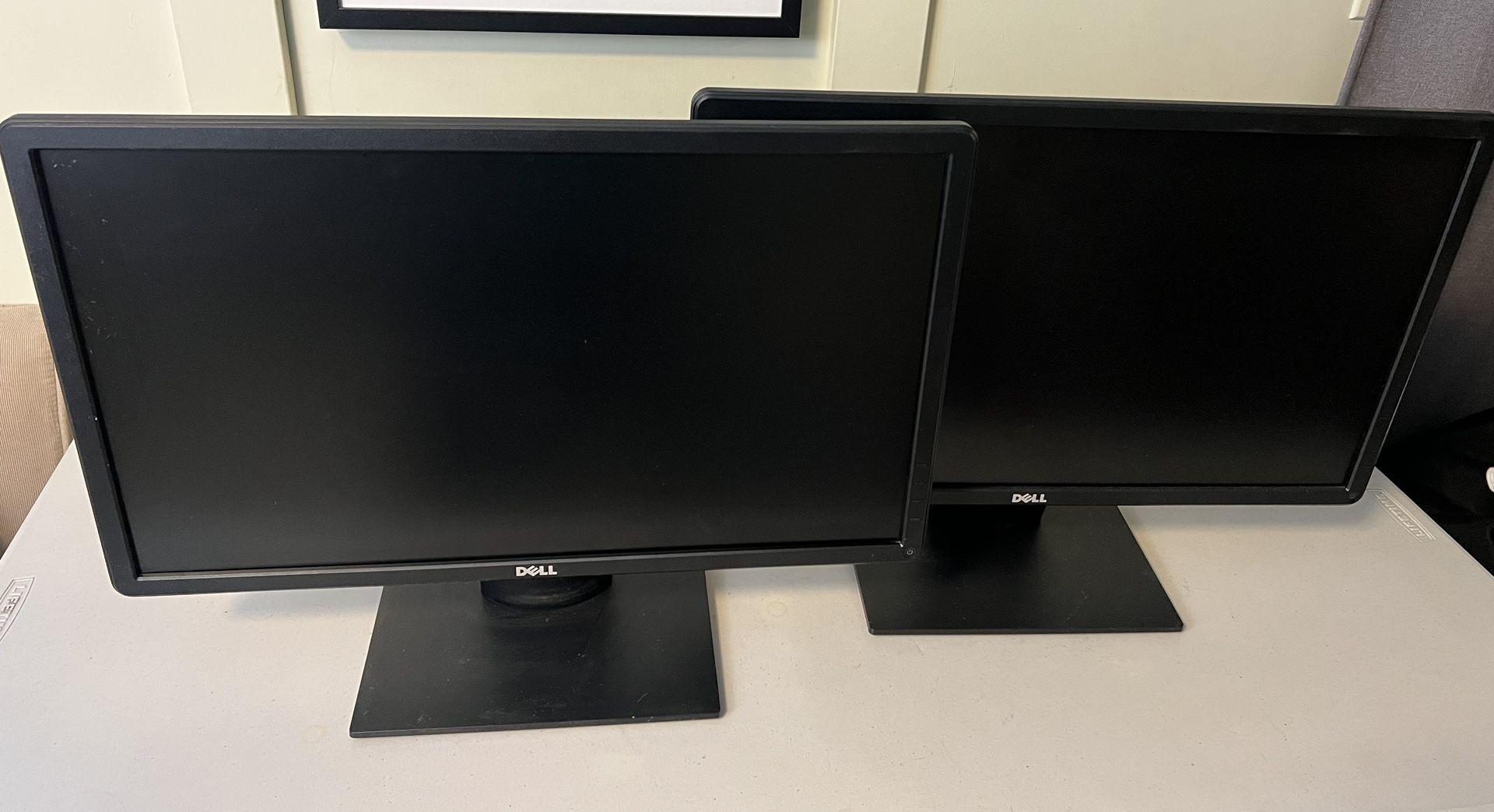 2 Dell Monitors