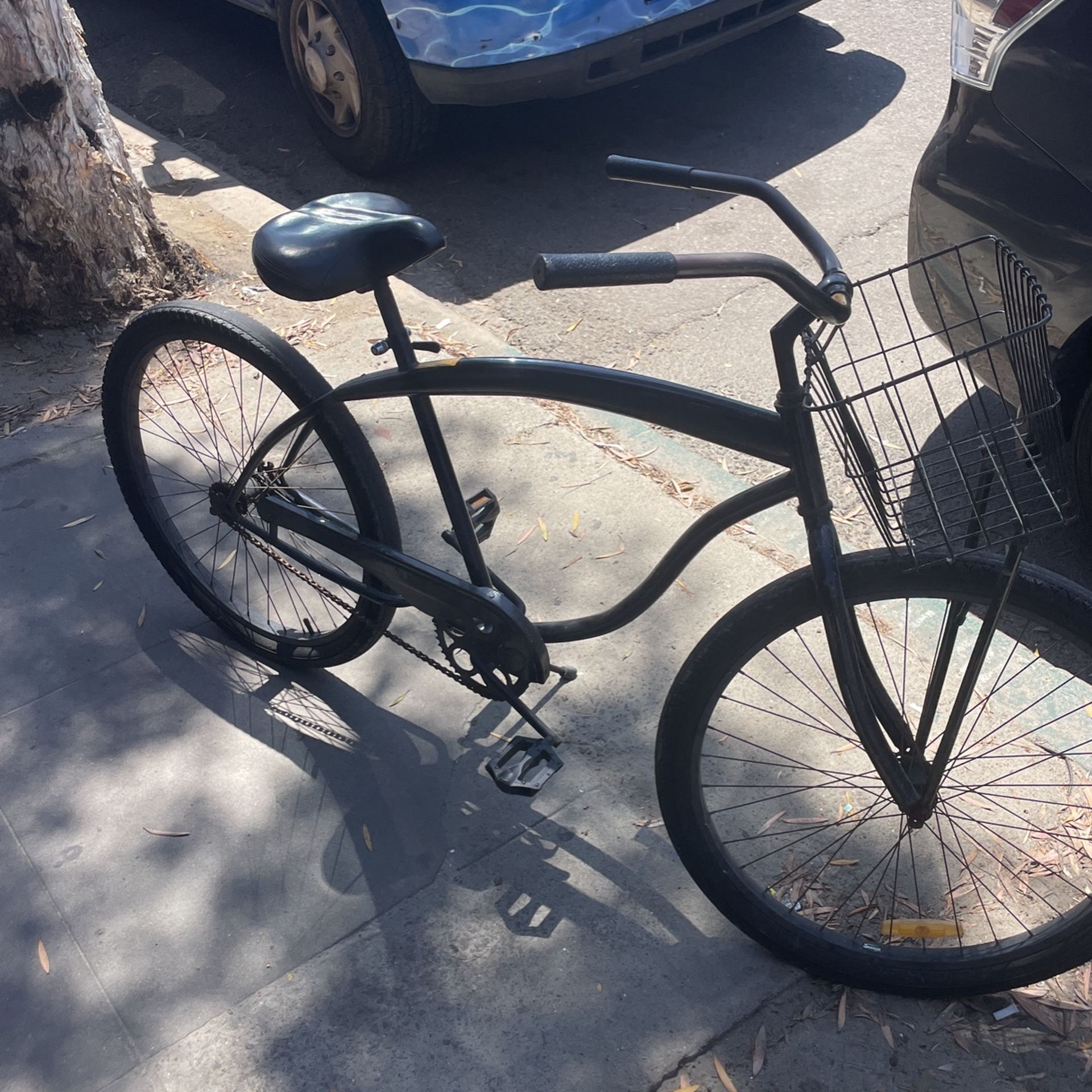 Beach Cruiser With Basket