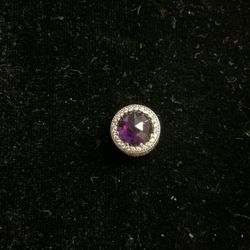 Pandora Purple Stone Charm