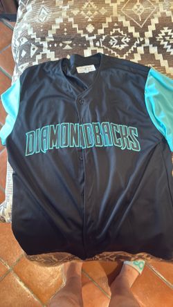 Arizona Diamondbacks teal and black jersey XL