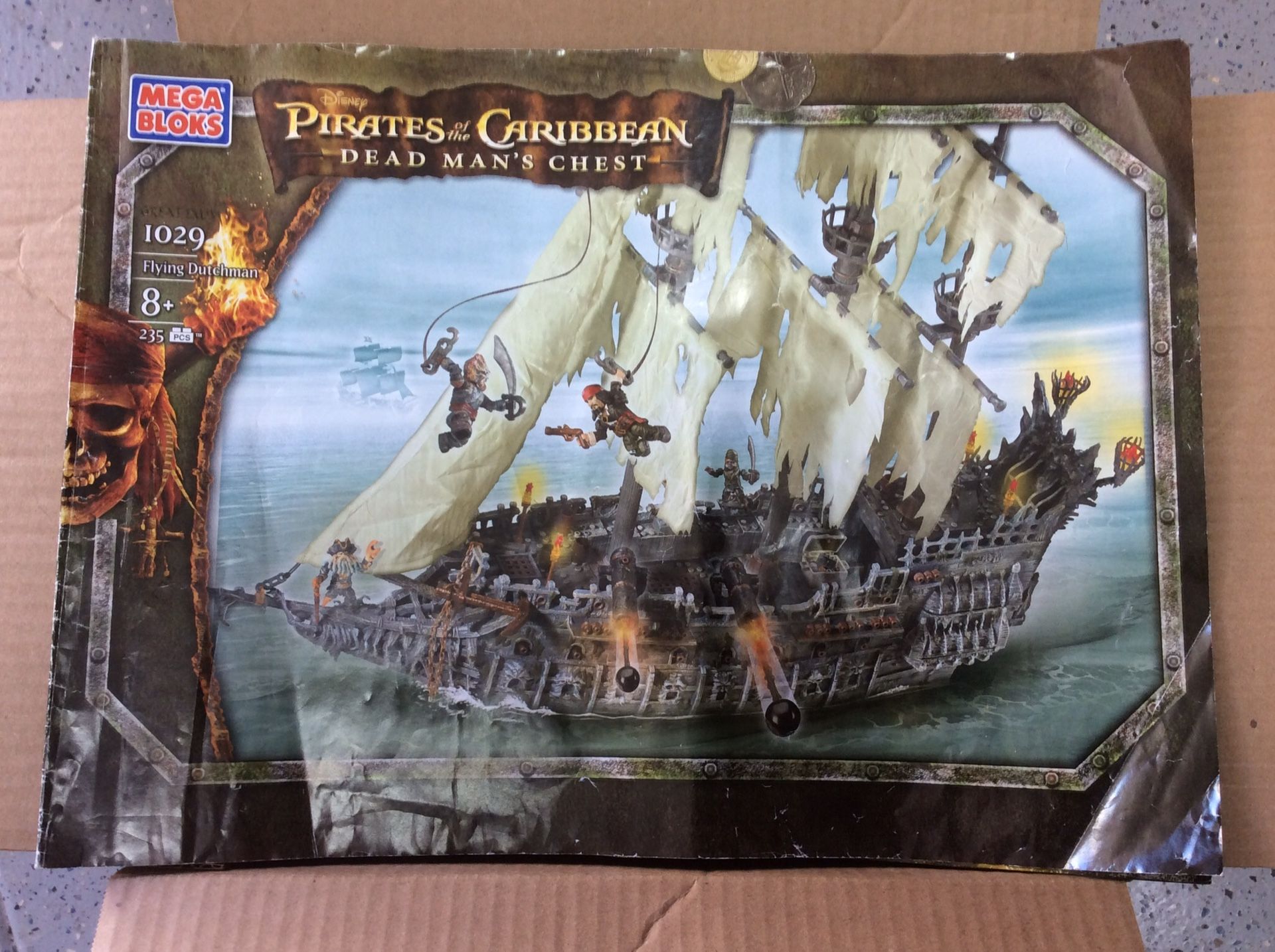 MEGA BLOKS Pirates of the Caribbean Dead Man’s Chest Flying Dutchman 1029