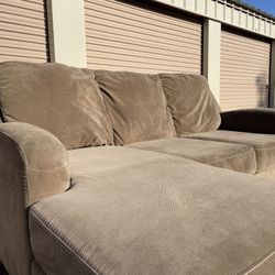 Brown Sectional Couch. Great condition. Free delivery. 