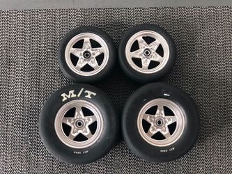 1/10 RC Drag Race Car Wheels