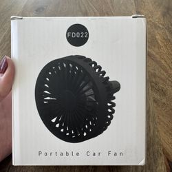 Portable Car Fan