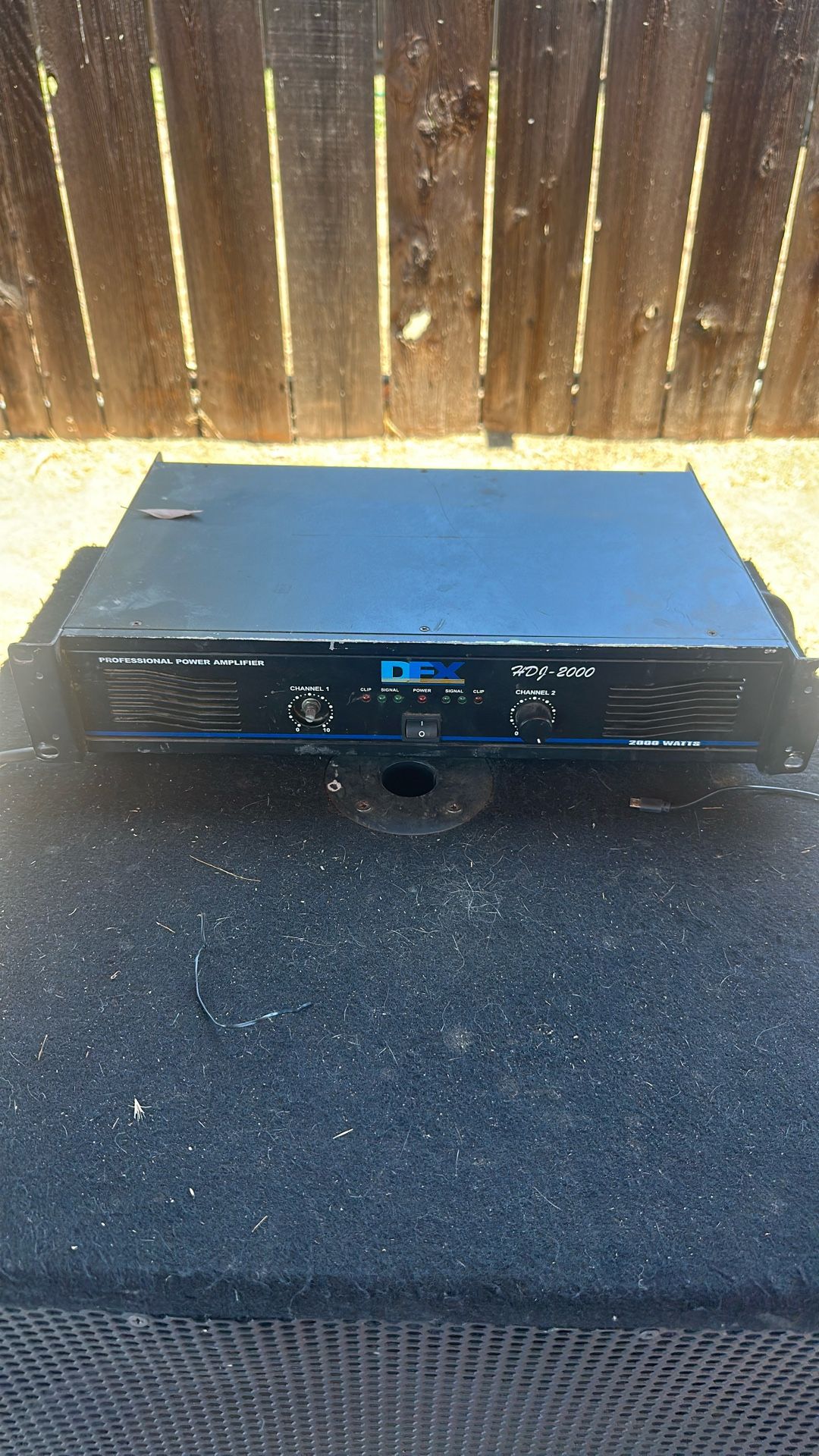 Personal power, amplifier. 2000. Watts