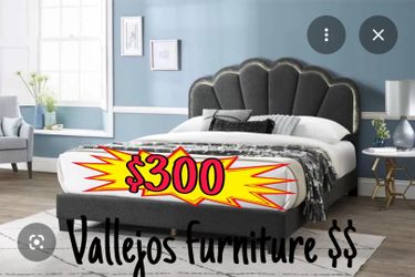 New queen bed