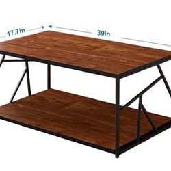 Modern Coffee Tea Wooden Side/End, Cocktail Table, Brown