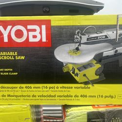 Ryobi 16 in Variable Speed Scroll Saw Corded 1.2 Amp Tilting Cut Table SC165VS Price Negotiable