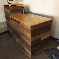 Rustic Stand Desk