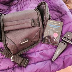 CAMERA BAG WITH COMPACT TRIPOD  $15 OBO 