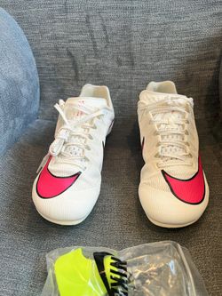 Nike Zoom Rival Sprint Track & Field Spikes DC8753-101 Mens Size 9.5🔥