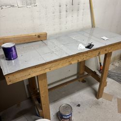 Wood Work Benches Workshop Or Garage 