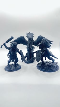 Aztec warrior figures