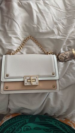 ALDO WHITE/BEIGE PURSE