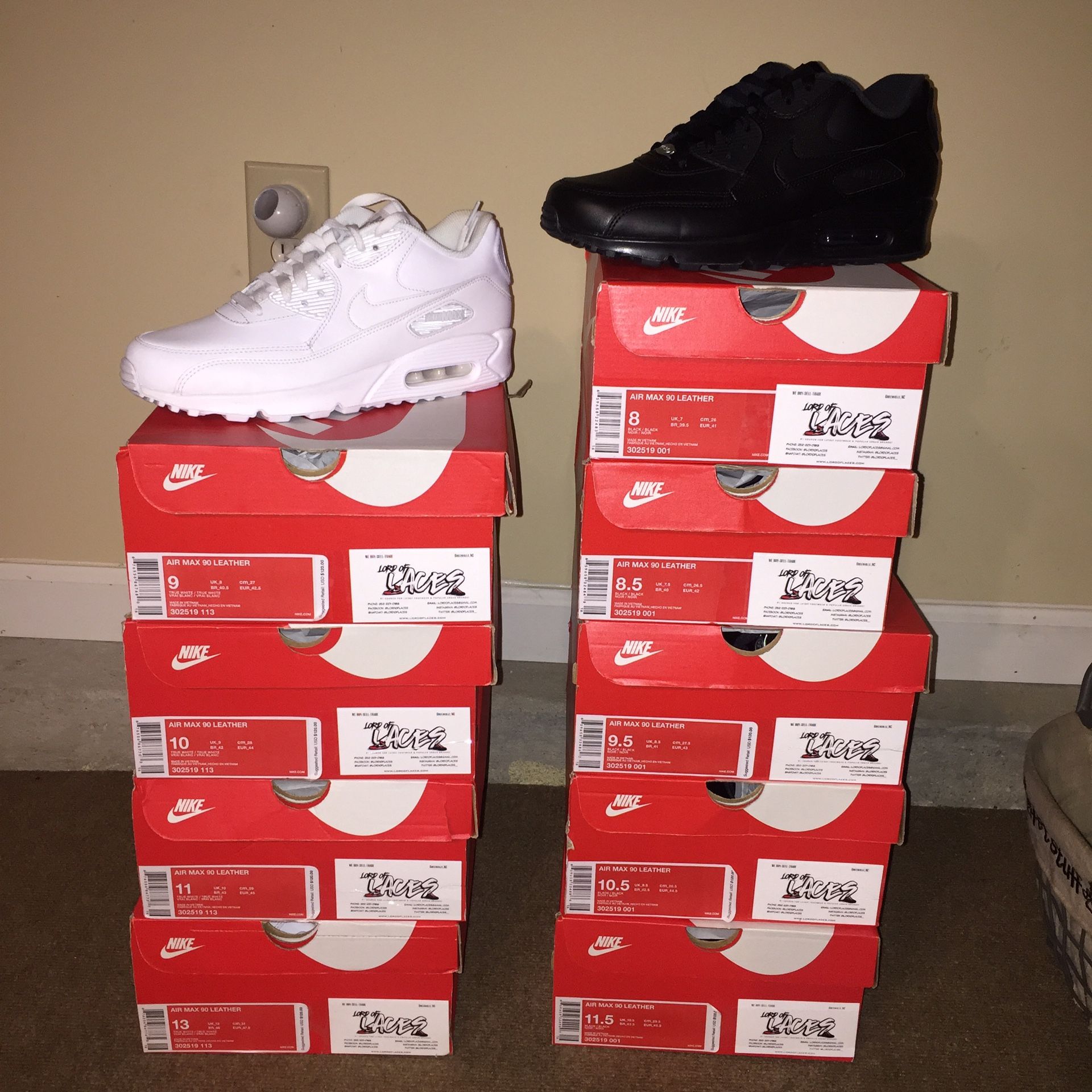 Air Max 90 Ultra (Black/White)