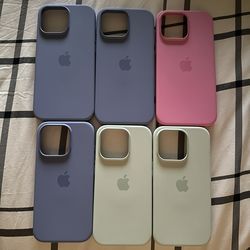 Original Apple Silicone Case – iPhone 16pro Max / 16 Pro (Pick a Color)