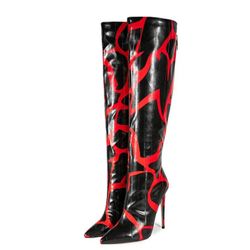 Magneto Leather Fashion Boots